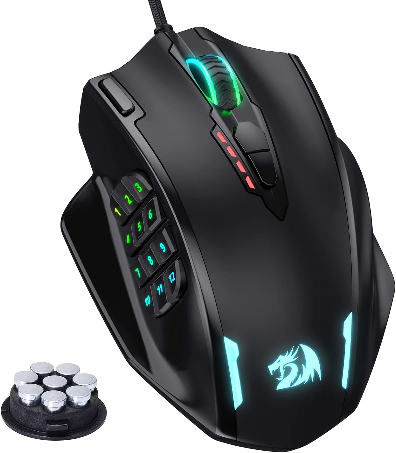 เมาส์เกมมิ่ง Redragon M908 Impact RGB: การควบคุมและการปรับแต่งที่เหนือชั้น